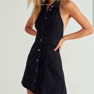Free People Sami Denim Mini Dress